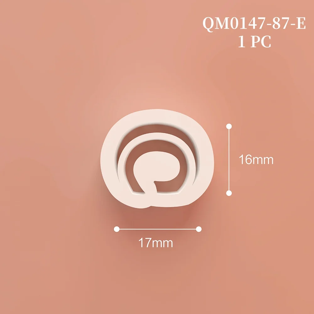 1PC Mini Ohrring Form Cookies Desserts Modellierung Polymer Clay Cutter Diy Ohrringe Brosche Schmuck Ton Modellierung Schneiden Werkzeug – Detail 6