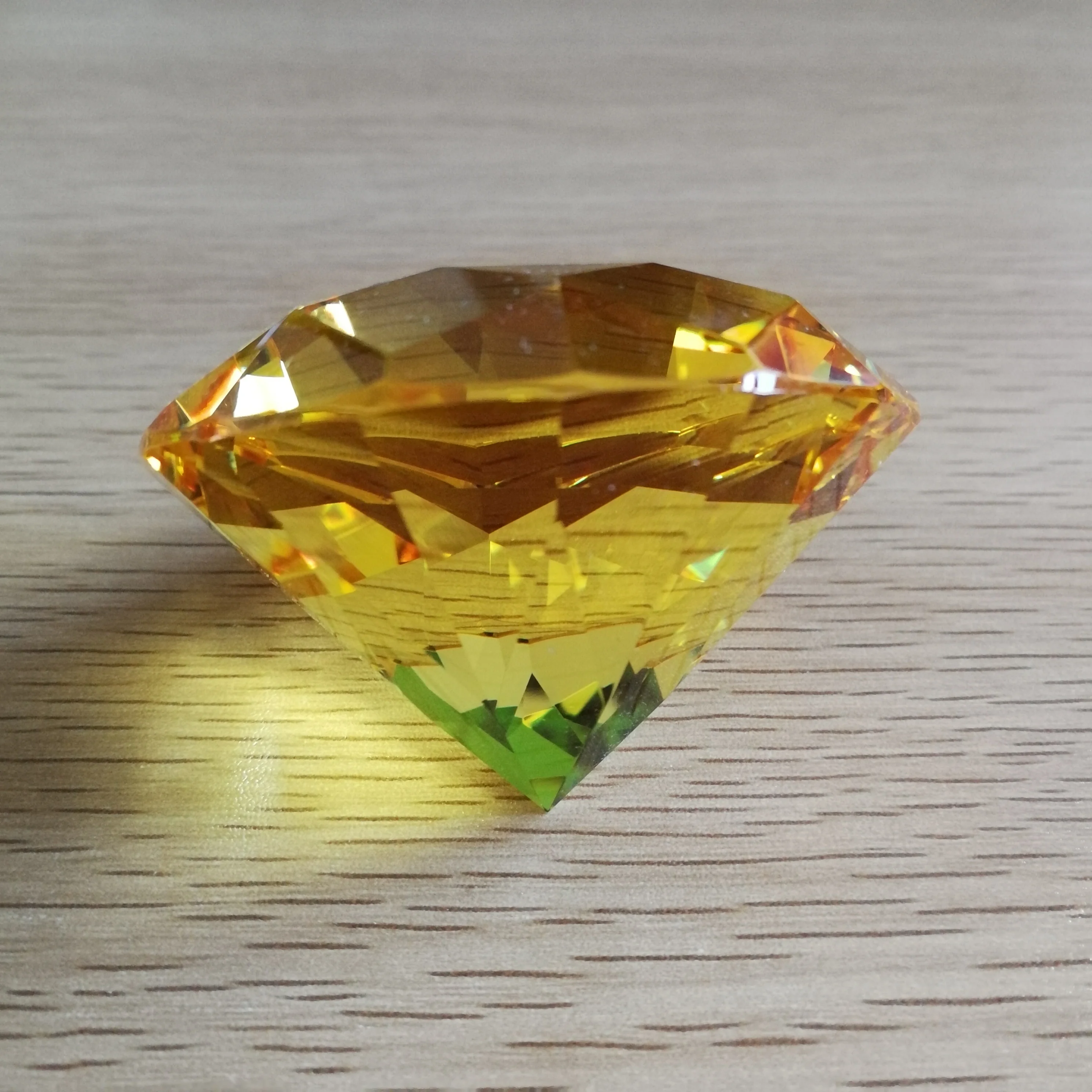 Vibrant Crystal Diamond Paperweight and Ornament Gift