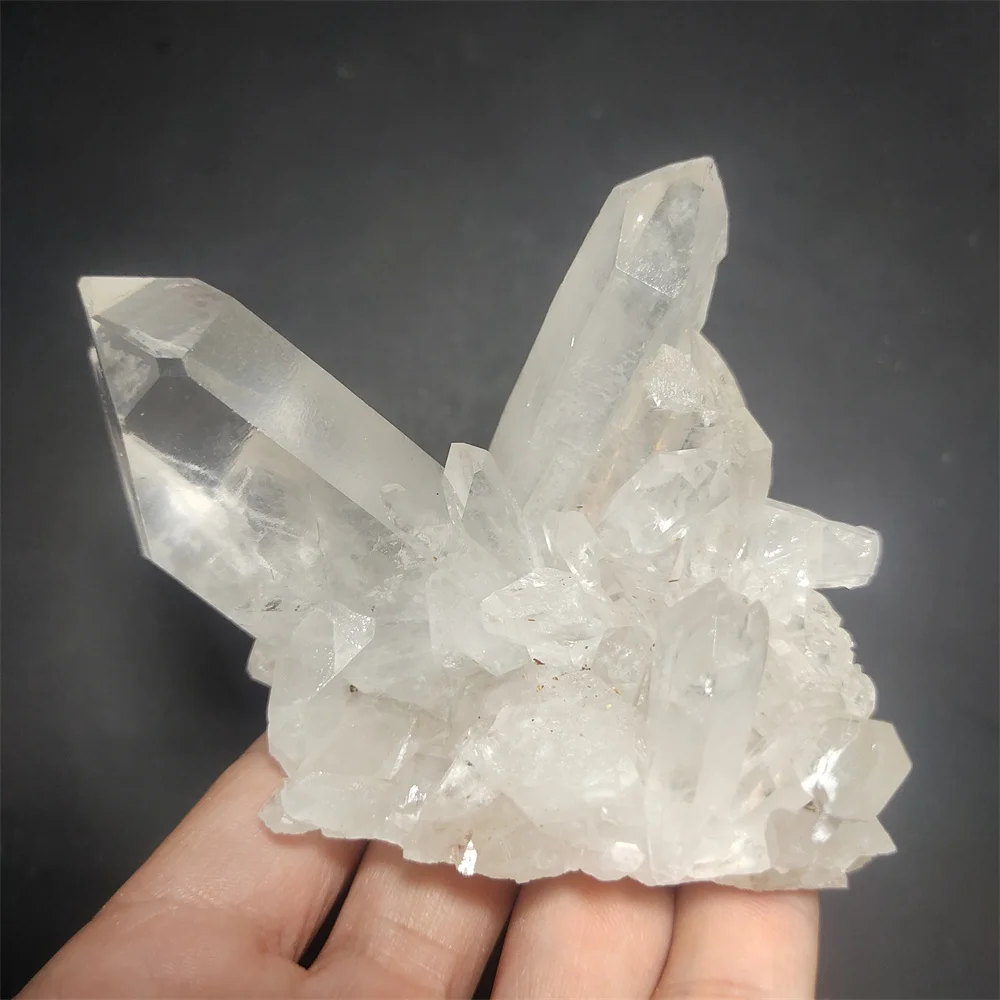 

Белый кристаллический кластер, натуральный прозрачный кварц, необработанная руда, лечебные камни, минеральный образец, размагниченный домашний декор, подарок
