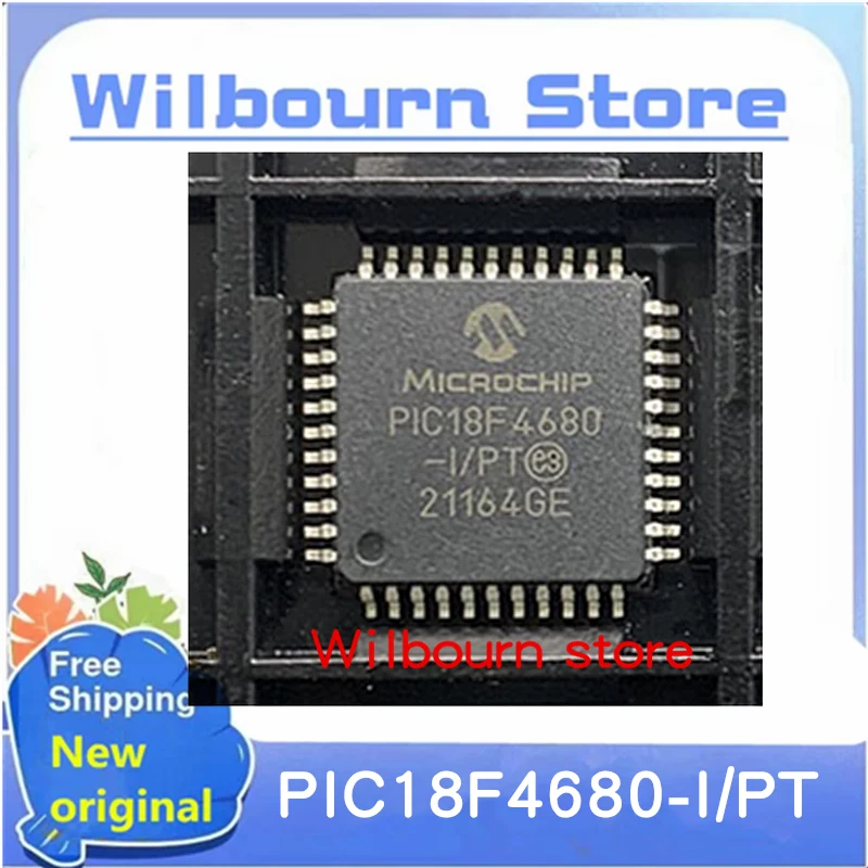 

(5-10piece)100% New PIC18F4680-I/PT PIC18F4680 -I/PT PIC18F4680T-I/PT QFP-44 8-bit microcontroller