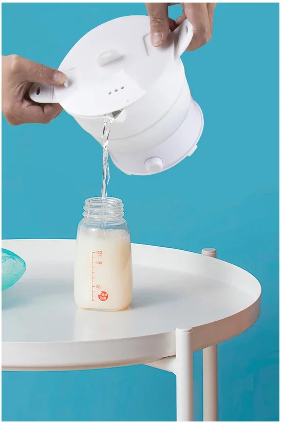 Description Picture 5 of itemFolding Electric Cooker Pot Multifunction Mini Hot Rice  Student Dormitory Noodle For Kitchen Home Travel EU 800w