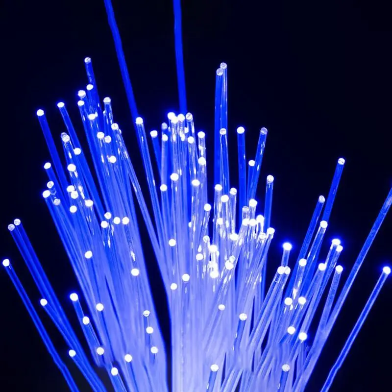1.0mm(Diameter) Clear Side Glow Solid Core Optic Fiber Cable Hanging Curtain Home Desk Mat Bendable DIY Decorative Lighting 1mm