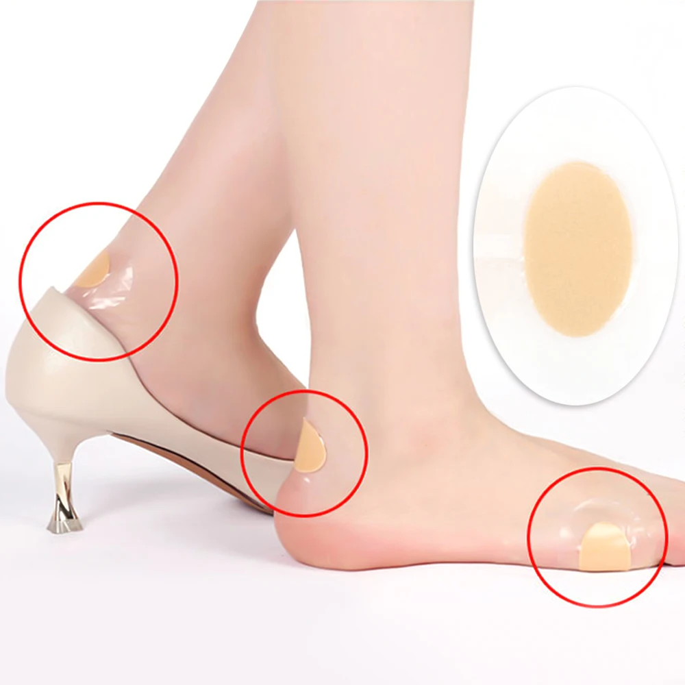 Description Picture 5 of item10-50PCS Soft Gel High Heel Foot Patches Adhesive Heel Blister Bandage Hydrocolloid Shoes Stickers Pain Relief Plaster Foot Care
