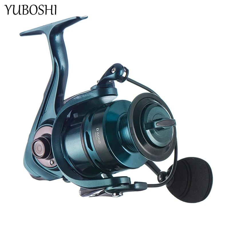 

New 7.5-15.5kg Max Drag Trolling Fishing Reel 1000-7000 Aluminum Spinning Fishing Wheel With Spare Spool