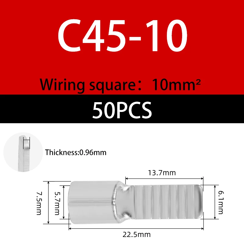 Enhanced Copper Crimp Terminal for Electrical Connections