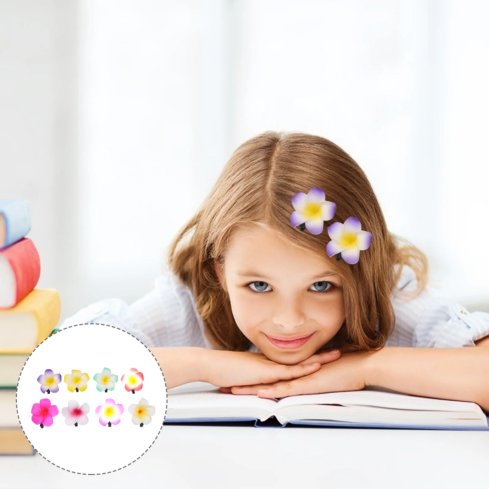 

Заколки для волос в виде цветов, гавайский Плюмерия, пляжные цветы, тропические бриллианты, Шпилька для волос для невесты