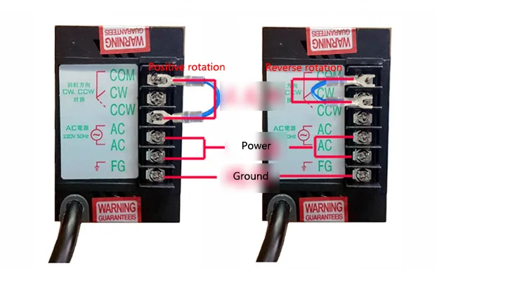 이어 타입 AC 기어 감속기 모터, 속도 조절 가능, 리버시블, 하이 토크 + 속도 제어, 5IK60RGU-CF, 60W
