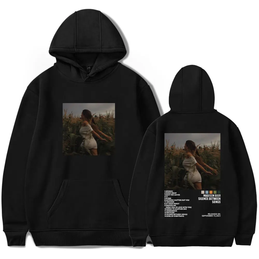 

Madison Beer Hoodies Silence Between Songs Album Merch Winter Unisex Fashion Funny Casual Streetwear
