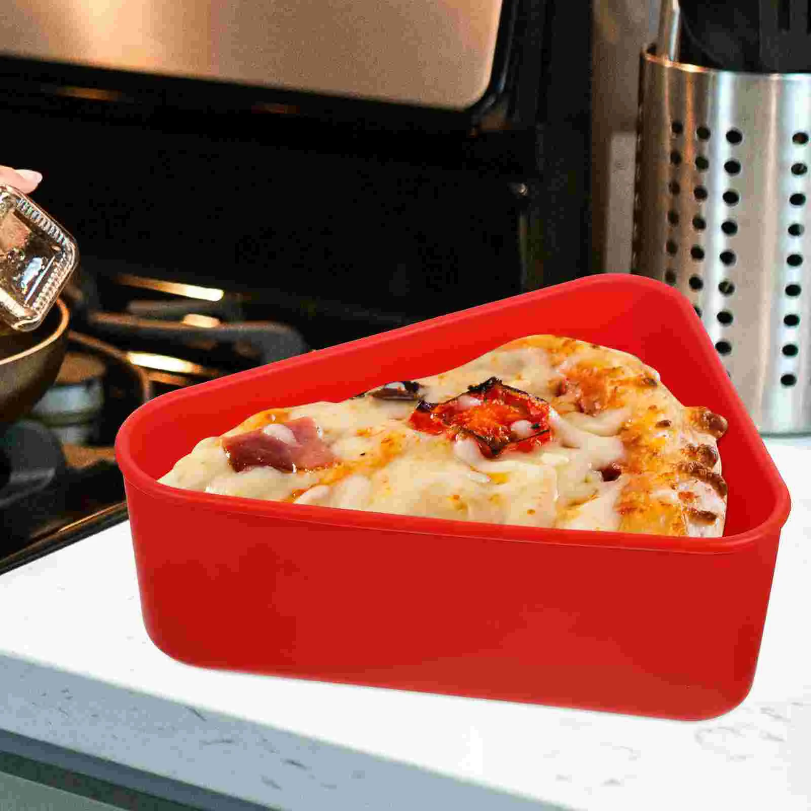 

Silicone Pizza Storage Container Reusable Pizza Pan Pizza Box Restaurant Pizza Box