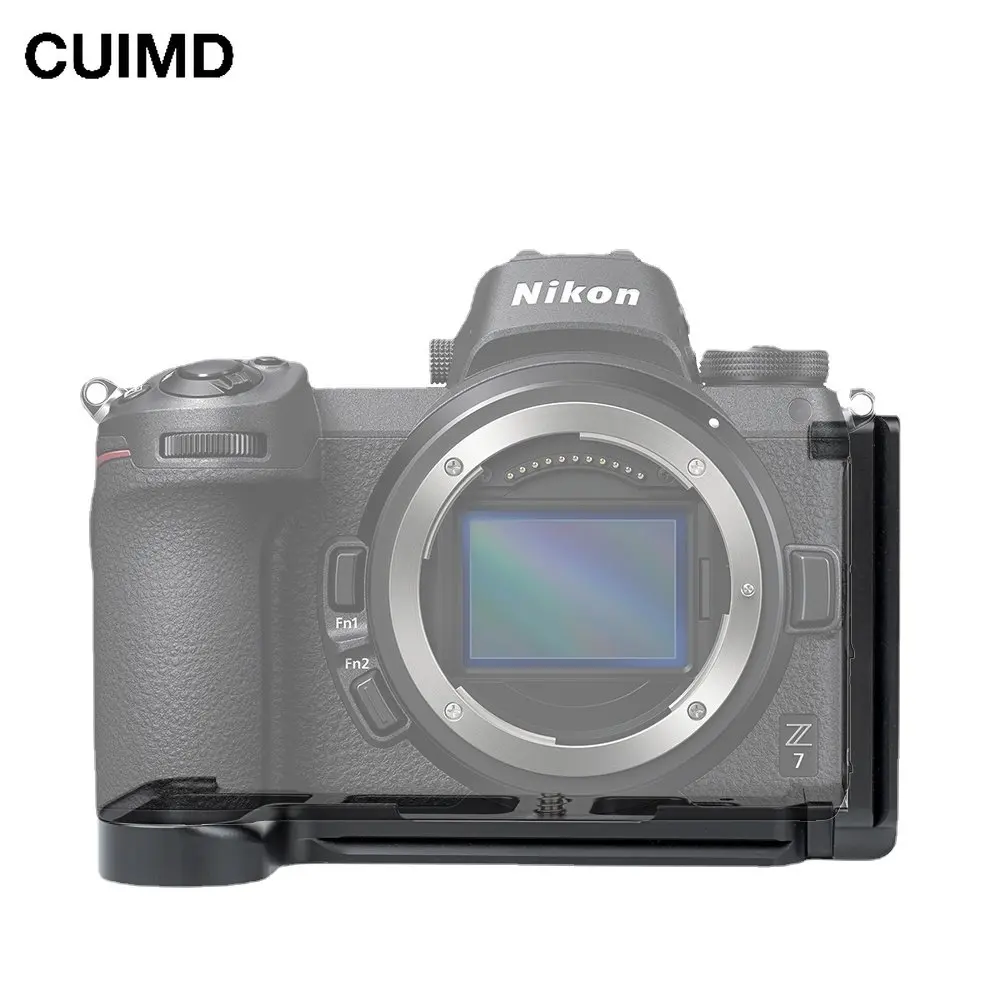 

Z5/Z6 L быстросъемная пластина Кронштейн ручной захват для камеры Nikon Z5 Z6 Z7 Z6II Z7II головка штатива для вертикальной горизонтальной съемки
