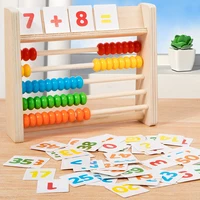Children Wooden Abacus Montessori Math Toys Number Study Calculation Play 1 to 100 Kindergarten Math Counting Educational Toys 1