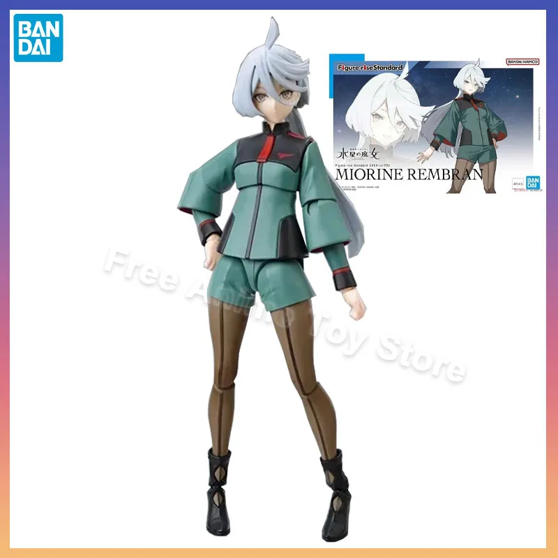 

Bandai Original Gundam The Witch From Mercury Figures Miorine Rembran Anime Action Figure Assembly Model Toys Ornament