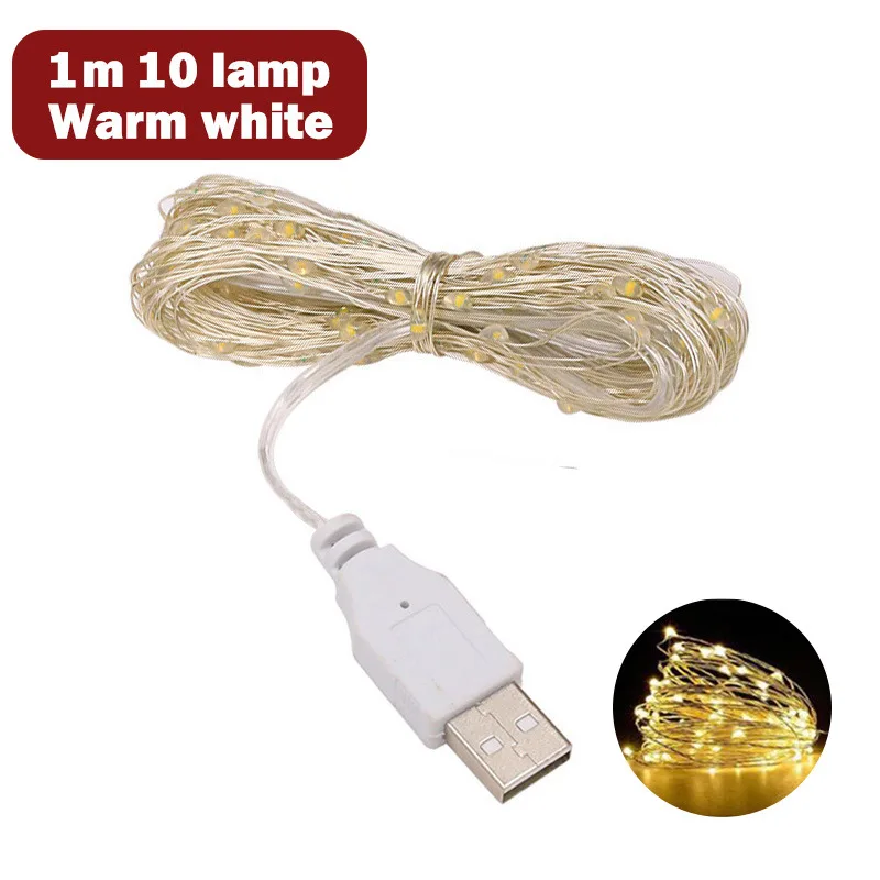 2-warm 1m 10 led