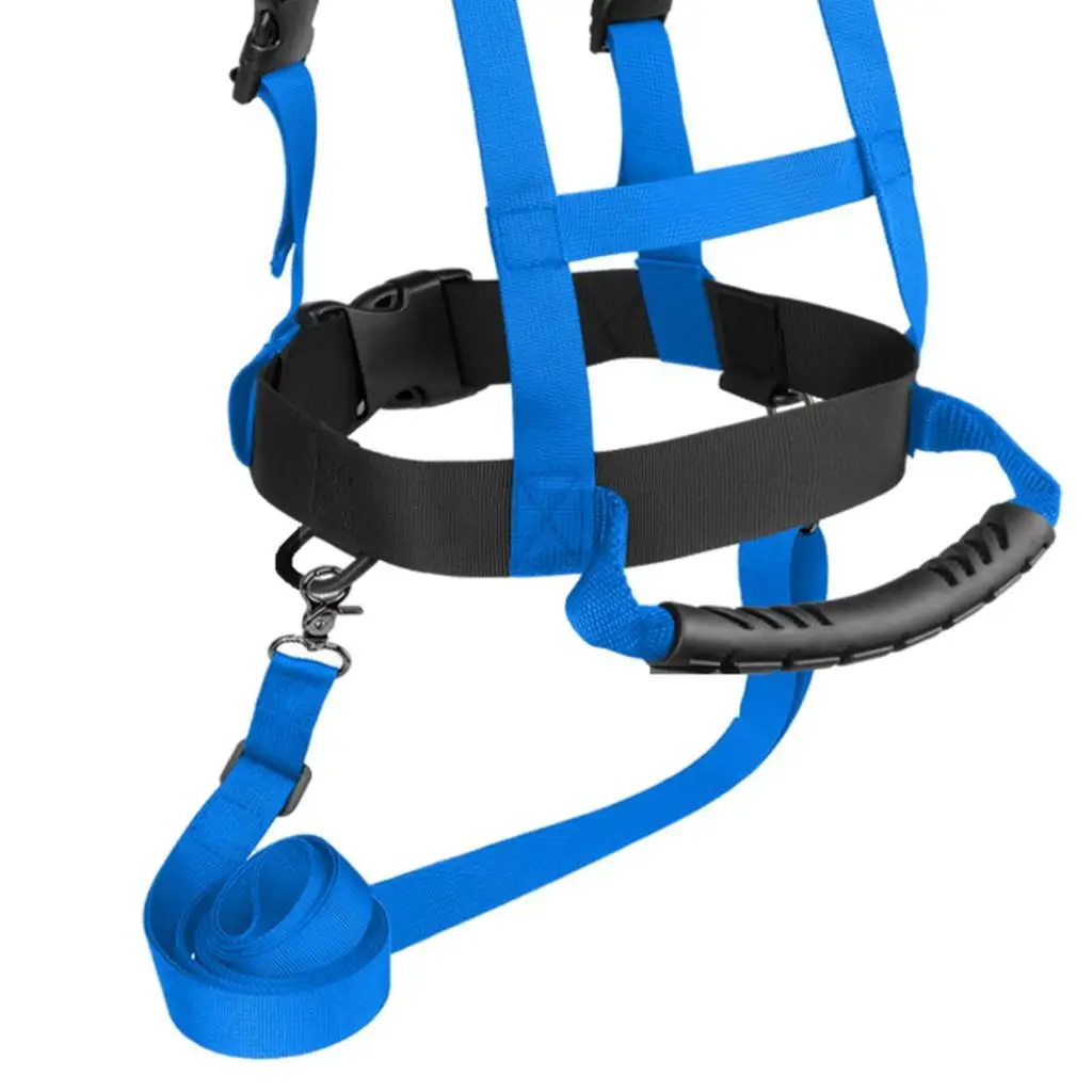 

Kids Ski Shoulder Harness Toddler Beginner Ski Leash Winter Sports Trainer Blue