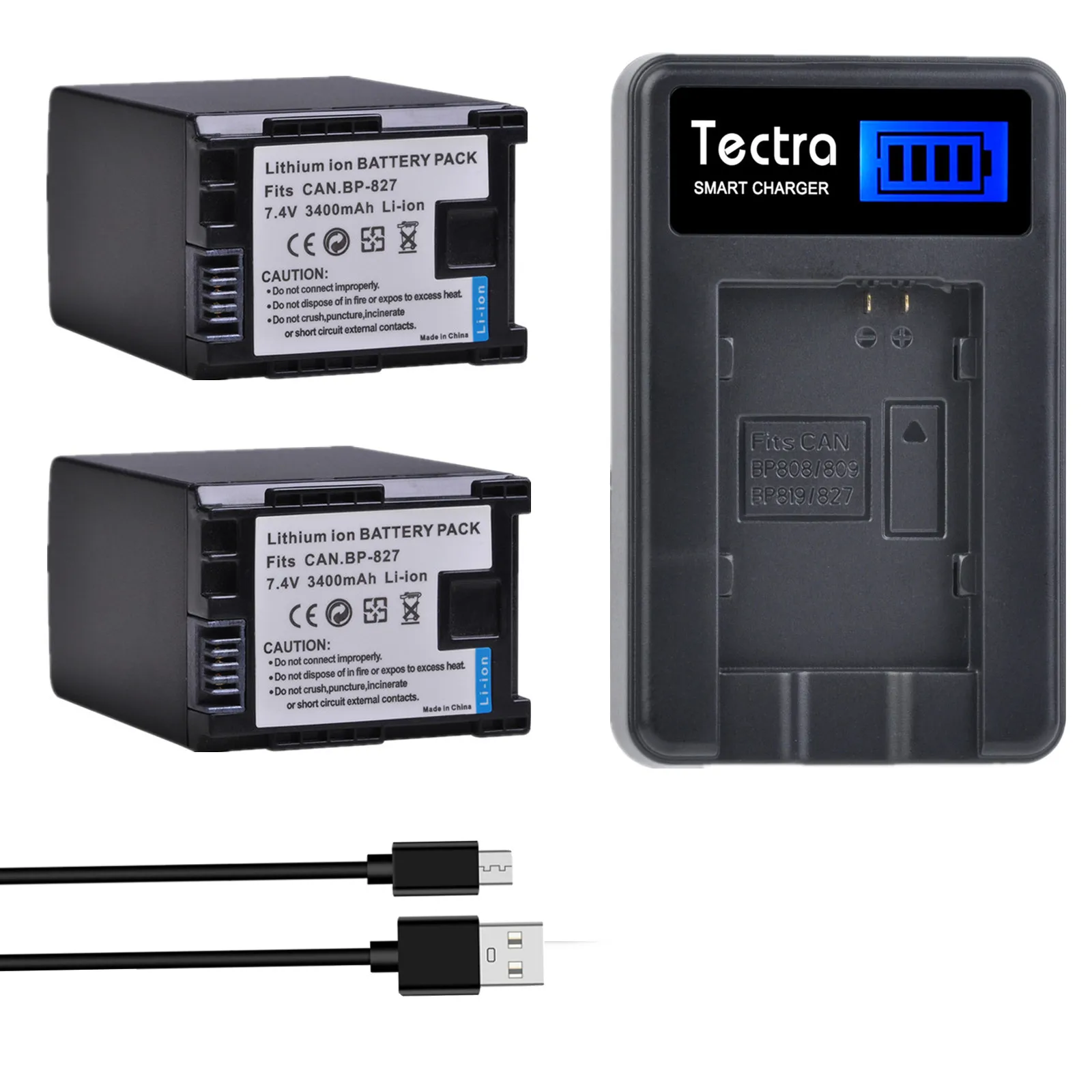 Bp-827 Bp827 Batteria + Caricatore Usb Lcd Per Canon Xa10 Xa30 Hf10 Hf11 Hf20 Hf21 Hf100 Hf200 Hf G10 Hf M30 M31 M32