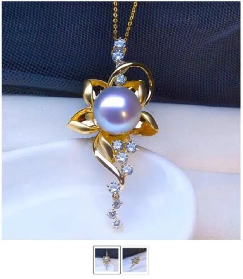 

New Giant AAAAA 10-11mm Natural AKOYA White Round Pearl Pendant Necklace 18 "925S