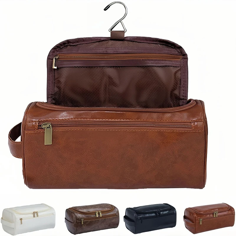 Leather Travel Cosmetic Bag 1