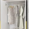 4-Door Wardrobe with Mirror & 2 Drawers, Armoire Wardrobe Closet with 2 Hanging Rods, Armoire Closet with Wooden Legs, Closet 5
