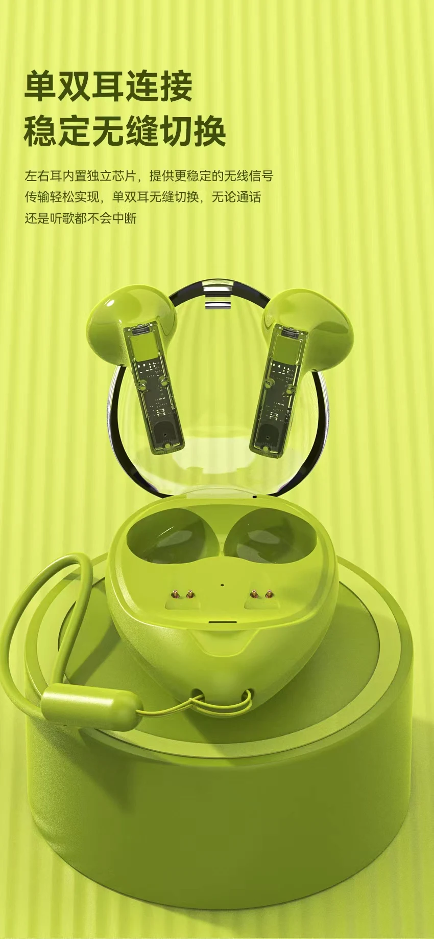C23 Bluetooth 5.3 Headphone Wireless Earphones Long Standby Touch Control Earbuds HIFI Sound With Mic Birthday Gifts202 3