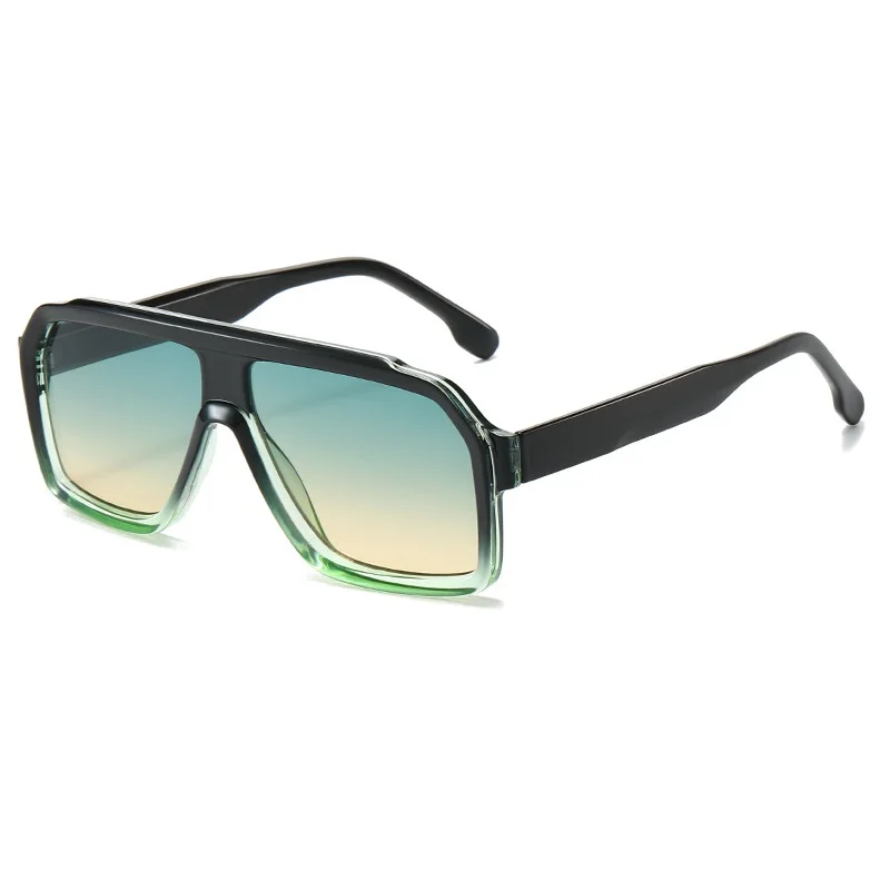 Square Double Color Frame Sunglasses UV400