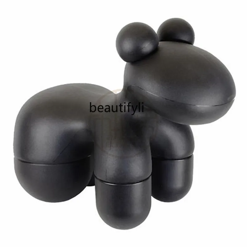 

Nordic Modern Minimalist FRP Pony Chair Animal Seat Puppy Creative Nordic Pony Seat