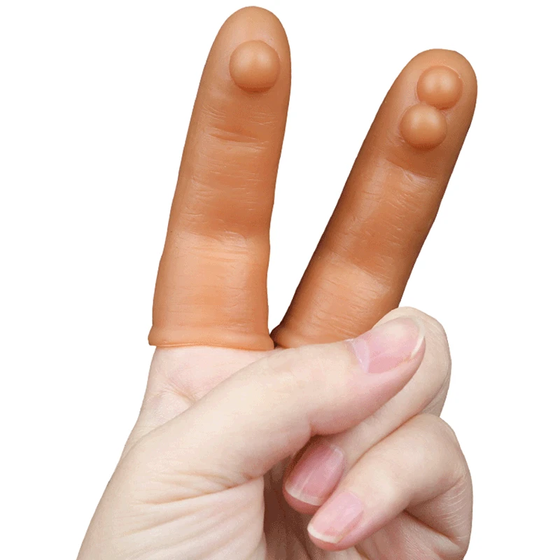 Sex Toys 4 Types Finger Sleeve Clitoris G Spot Massage Liquid Silicone Penis Condoms High Elasticity Orgasm Sleeve For Woman