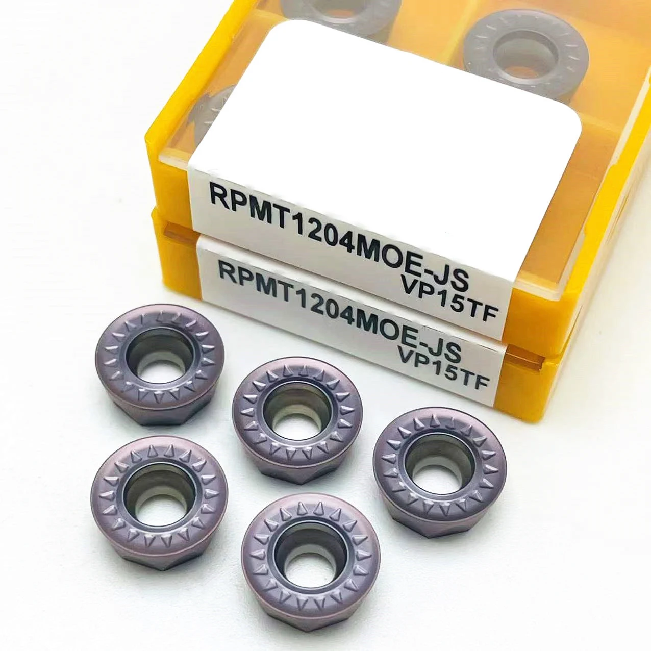 

10pcs/box Lathe tool RPMT1204 MOE VP15TF high quality internal round carbide insert RPMT 1204 CNC metal turning insert