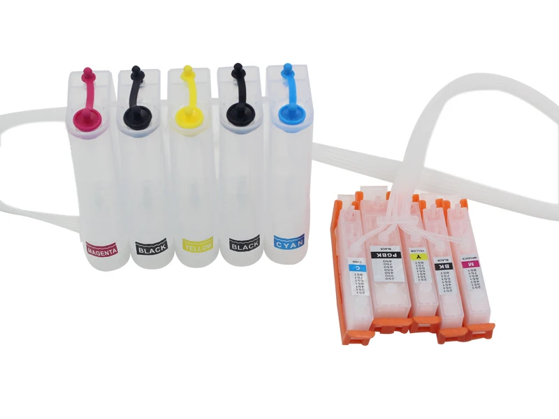 5 색 PGI-150 CLI-151 CISS for Canon MG5410 MG5510 MG5610 MG6410 MG6610 IP7210 MX721 IX6810 잉크 공급 시스템