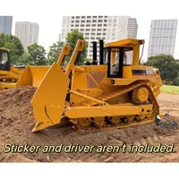JDM 98 DXR2 D9T RC Hydraulic Bulldozer RTR 1/14 RC Metal Dozer Heavy Duty Machine JDModel with Light Sound Set Toys THZH1818 1