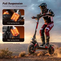 iScooter GX3Pro 11inch Electric Scooter 1500W 50km/h High-Speed E-Scooter 48V 17.5Ah 60KM Swing-arm suspension Scooters APP Control Foldable Scooter 3