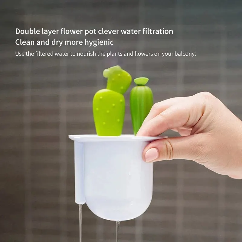 4 Piece Baby Bottle Brush Cleaning Set Cactus Long Handle Water Cleaner Home Use Cups and Straws cleaning brush set