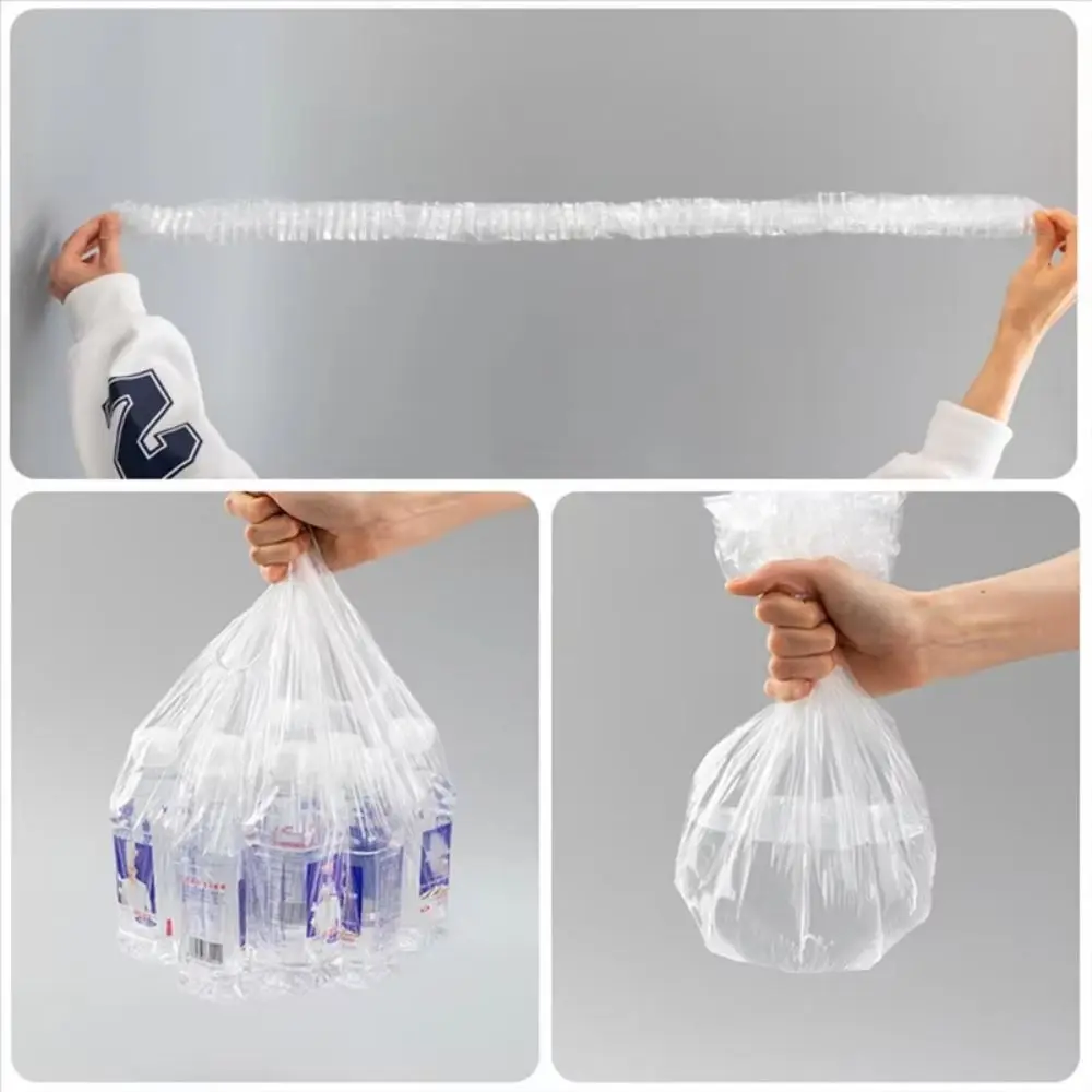 50Pcs Ultra Large Disposable Tray Cover Stretchable Clear Disposable Food Cover Fresh-Keeping Elastic Band Plate Bowls Caps