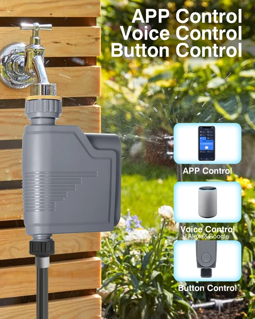 Tuya Smart Zigbee Watering Timer Smart Sprinkler Drip Irrigation System Built-in Water Flow Recorder Water Controller 6