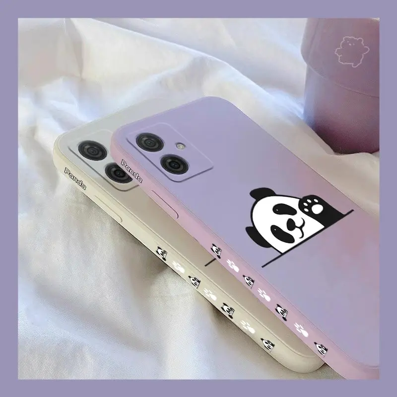 Adorable Panda Silicone Phone Case - Stylish Protective Cover