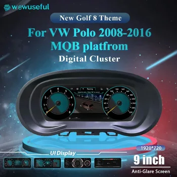 SX【Grado Profesional】Radio de Navegación GPS Universal para Android, Panel de Instrumentos Digital Virtual para el Tablero de Mandos de Volk 1
