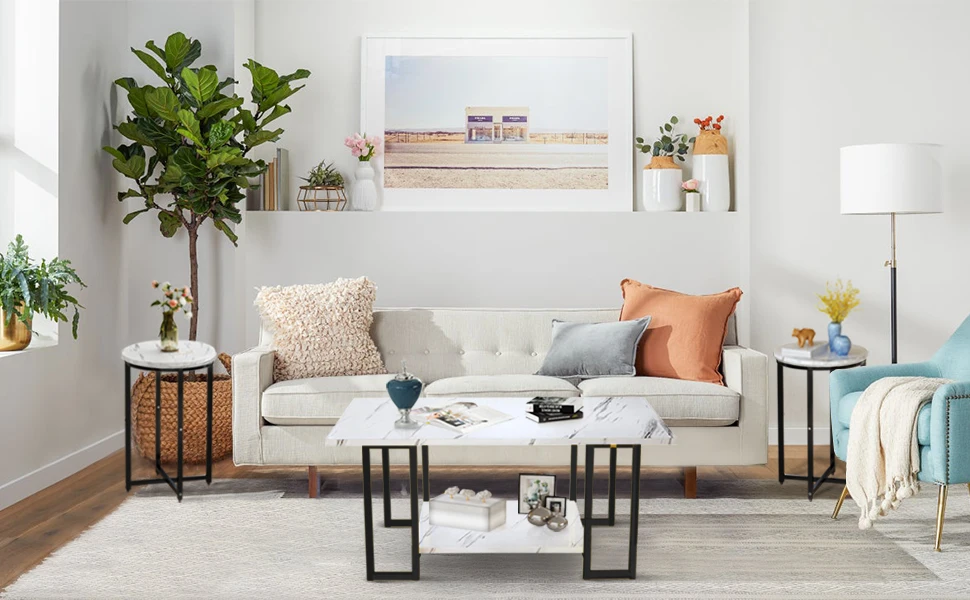 modern coffee table set