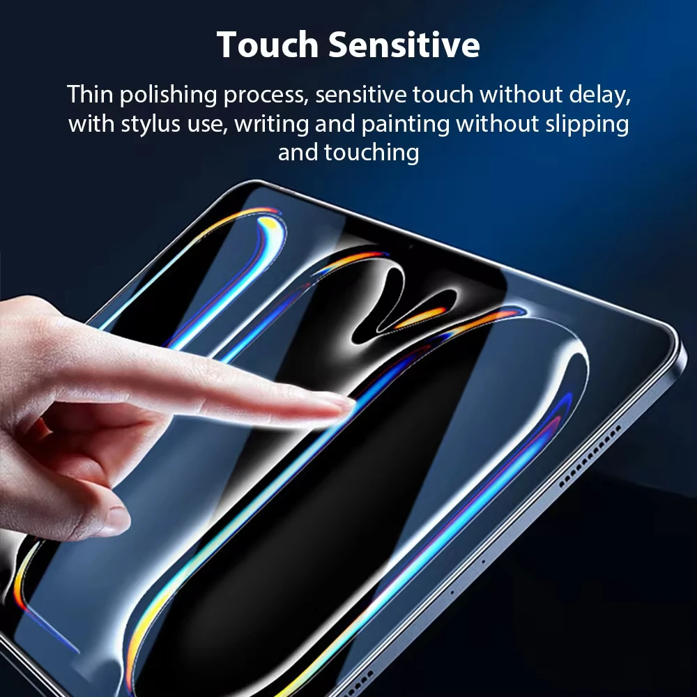 2PCS Glass Screen Protector For iPad Pro 11 13 M4 2024 12.9 12 9 10th Generation Tempered Glass Air 5 4 3 9/8/7th Mini 7 6 Film 4