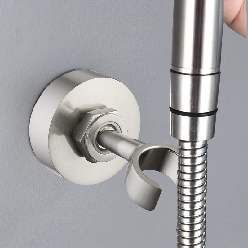 Adjustable Shower Head Holder Handheld Drill Showerhead Rack Bathroom Shower Chuveiro Banheiro Wall Mount Bracket Rotation