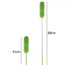  1PC Adjustable Microfiber Dusting Brush Stretchable Feather Duster Home Household Air-condition Car Furniture Cleaning Brush 