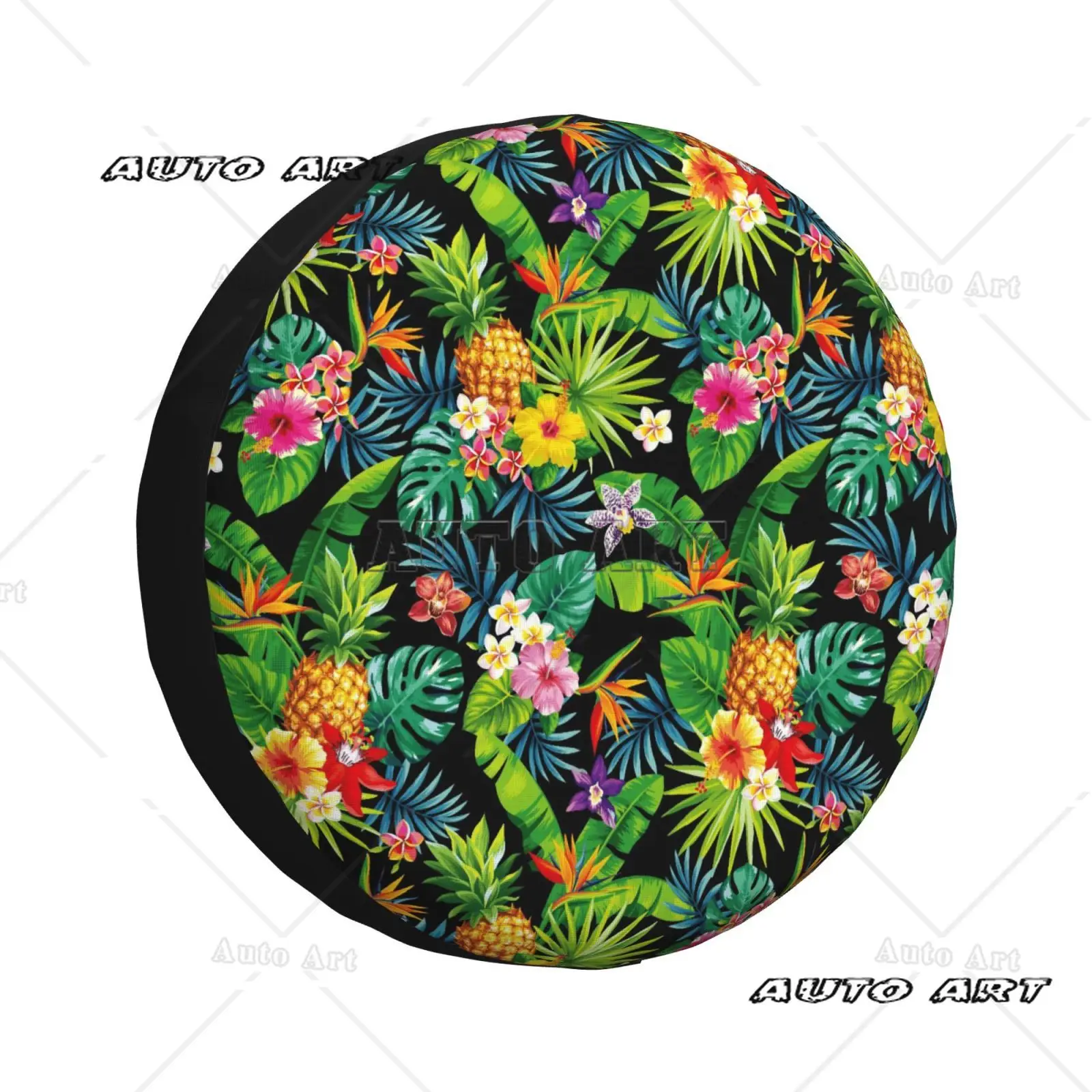 Tropical Hawaiian Style Spare Tire Cover Universal Wheel Protective ...
