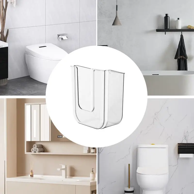 Wet wipe box Wall Mounted Wipe Tissue Organiser Toilet Paper Holder Box Self-Adhesive Paper Towel Dispenser Easy Installation