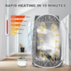 Portable Steam Sauna Tent Full Body Personal Home Spa with Remote Control, 4L/1600W Sauna Steamer Machine 2