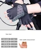 Cycling Gloves Half Finger Wear resistant SBR Shock Absorption Summer Bicycle Mountain Road Bike 6