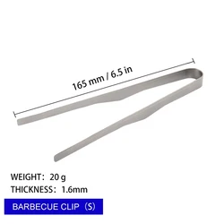 Ultralight Titanium Camping Tea Tweezer with Lid & Tongs (Small)