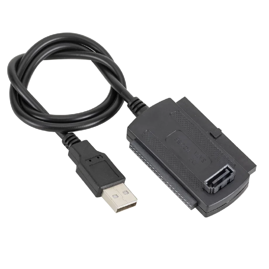 3in1 USB 2.0 IDE SATA 5.25 2.5 3.5 Inch Hard Drive Adapter Cable for PC Laptop