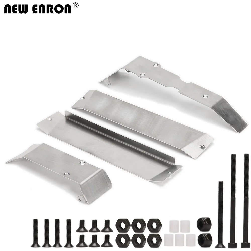 

NEW ENRON Stainless Steel Chassis Armor Protection Skid Plate for RC 1/10 Traxxas REVO (53097) E-Revo 2.0 VXL 86086-4 Summit