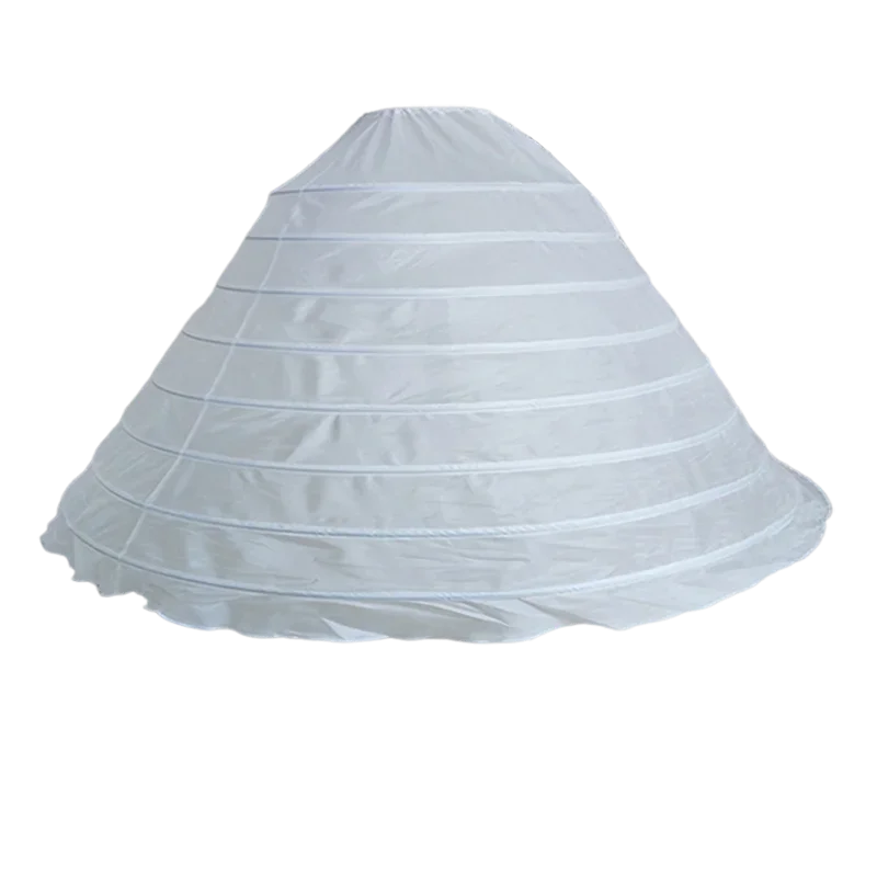 8 Hoops Super Puffy Petticoats Half Slip Skirt Floor Length Ballgown Underskirt for Wedding Quinceanera Dress wedding underskirt wedding petticoat petticoat underskirt petticoat skirt