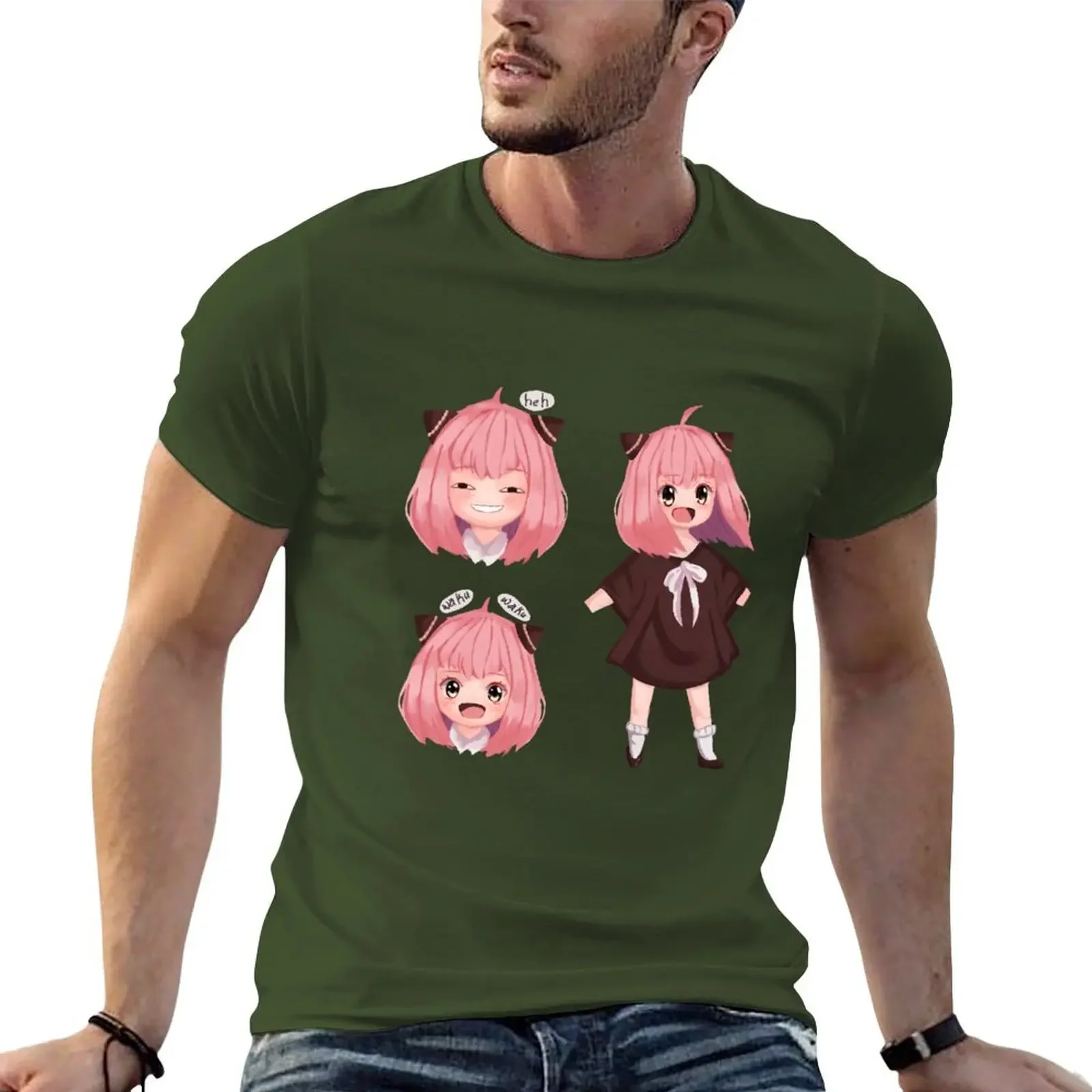 

Anya (≧▽≦) T-shirt quick drying plus sizes mens vintage t shirts