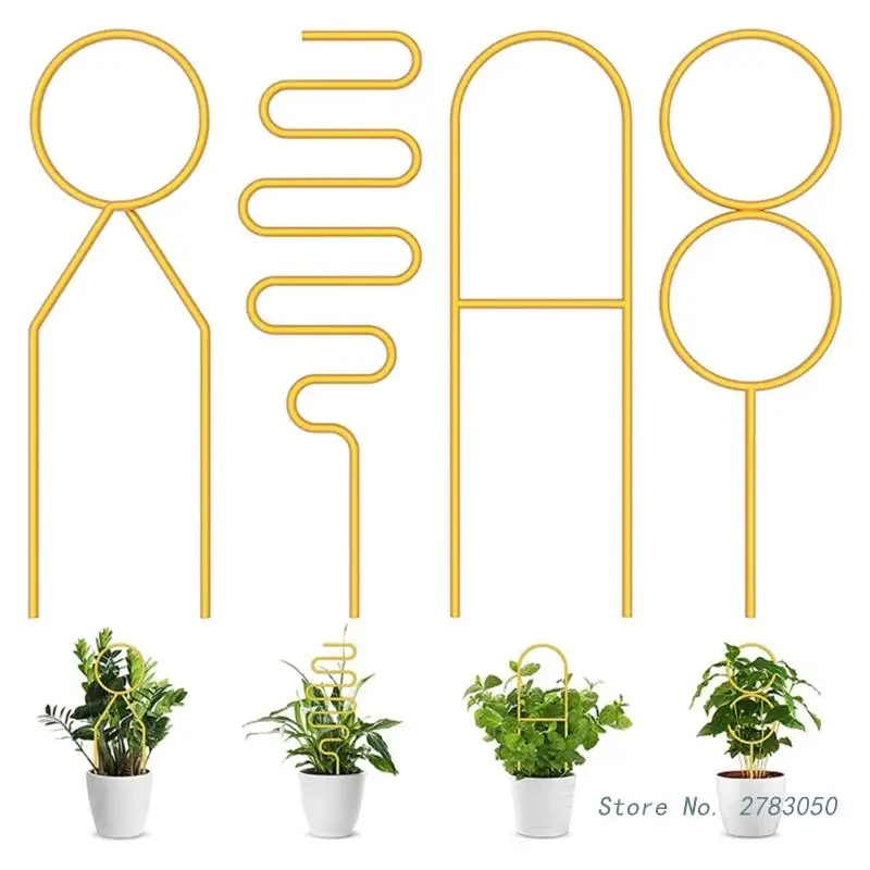 

1Set Metal Plant Trellis for Climbing Plants Indoor Stems Vine Support Metal Wire Stake Potted Plant Trellis Houseplant