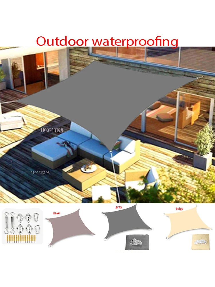 Description Picture 2 of itemWaterproof sunshades are suitable for gardens, beaches, camping, courtyards, swimming pools, awnings, tents, and sunshades
